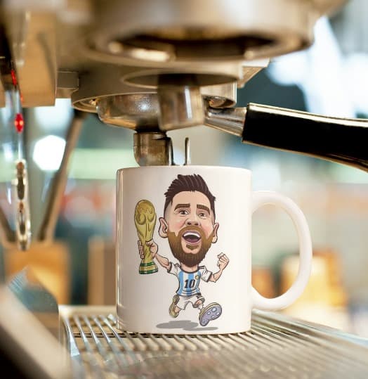 Lionel Messi Printed Coffee Mug — Unisex