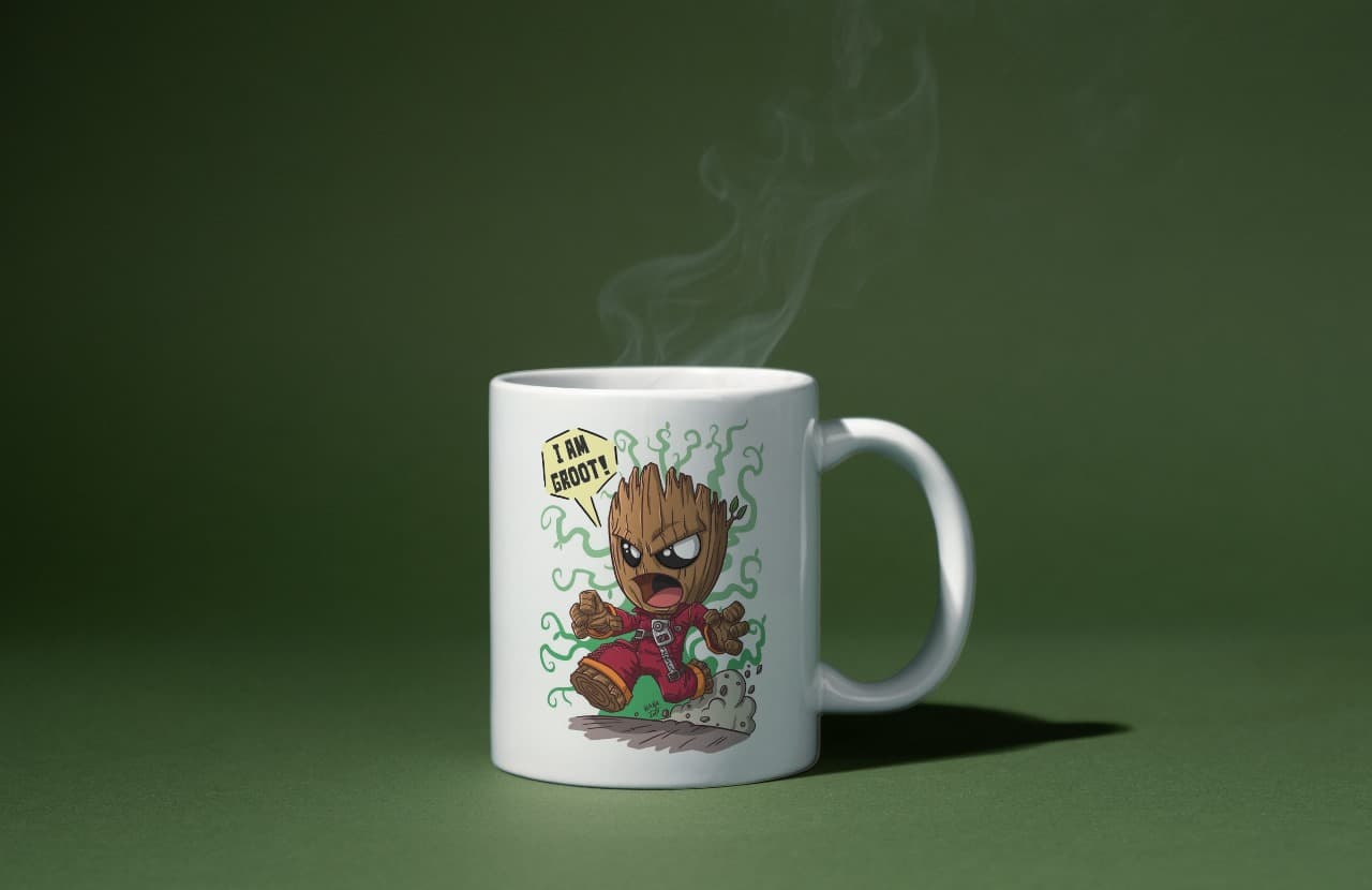 I'M Groot Printed Coffee Mug - Default