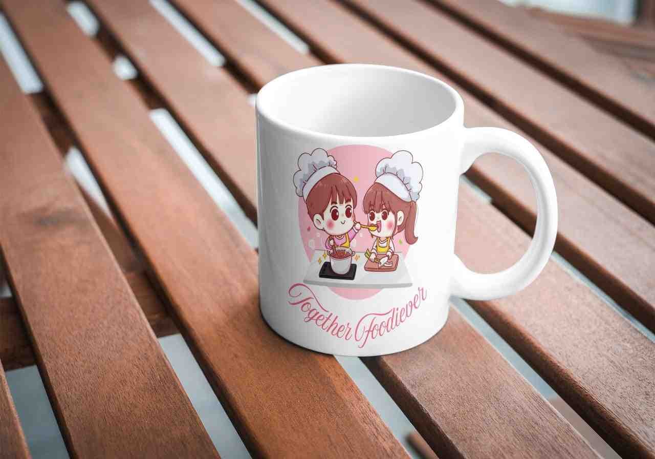 Personalised Together forever Printed Coffee Mug - Default
