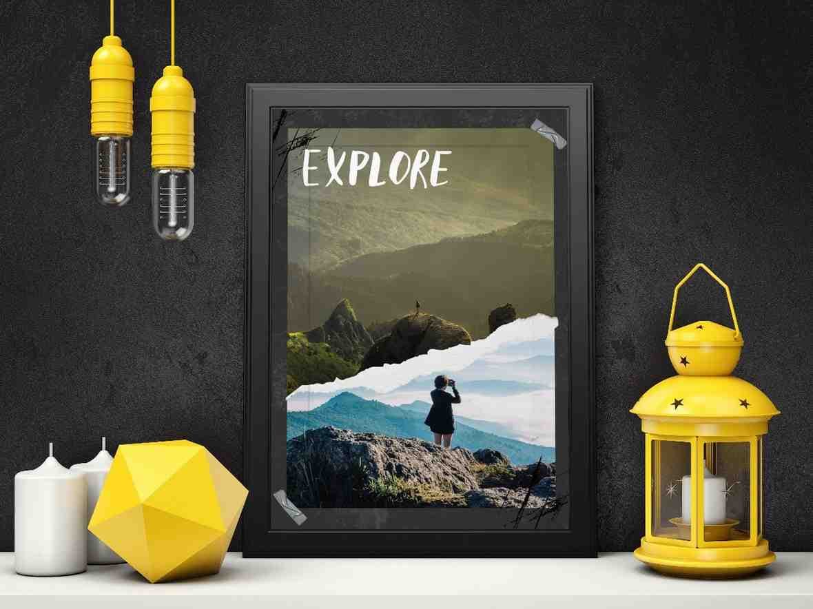 Printed Metal Sheet Photo Frame - Default