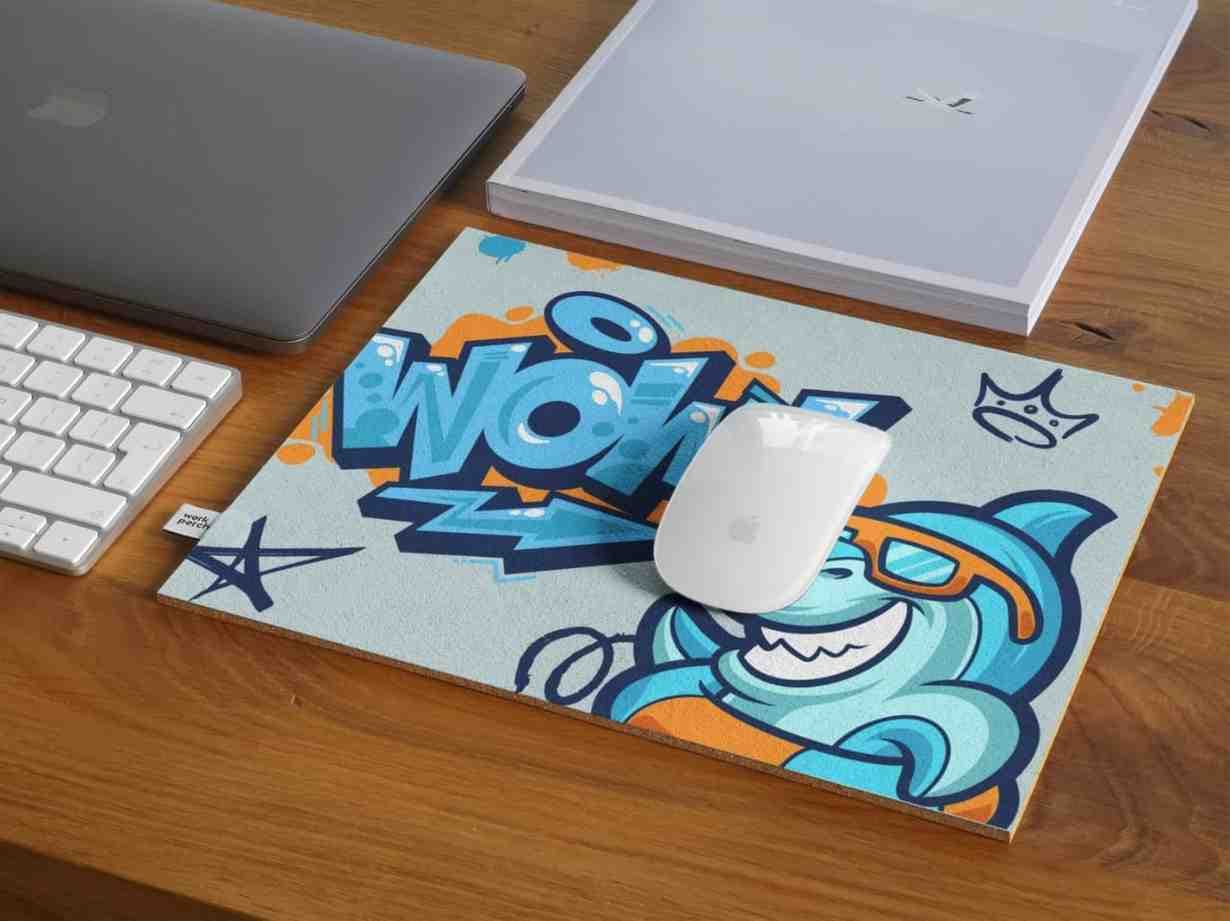 Wow Printed Mouse Pad - Default