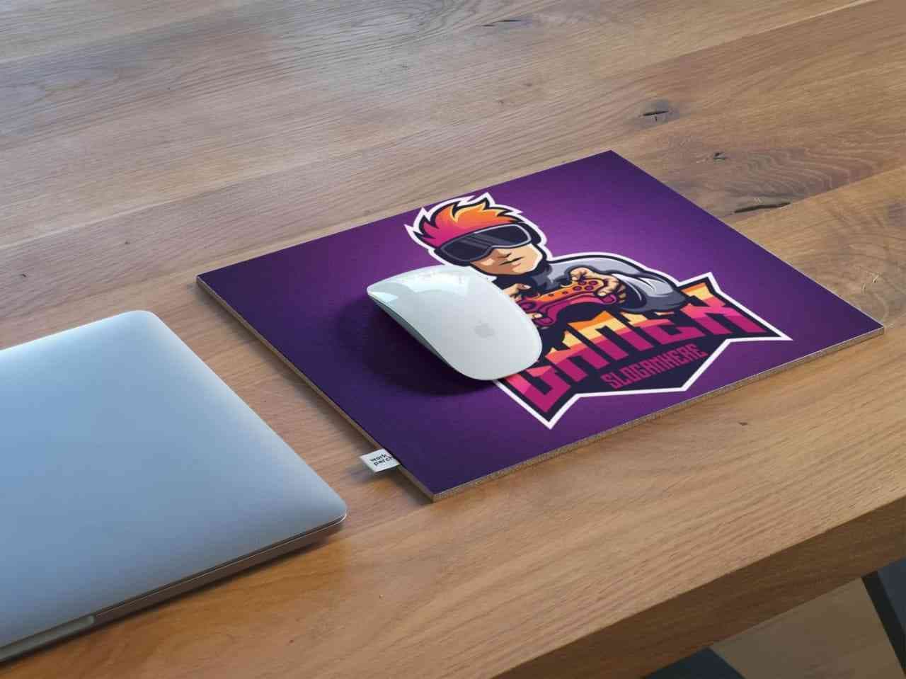 Gaming Logo Printed Mouse Pad — Unisex