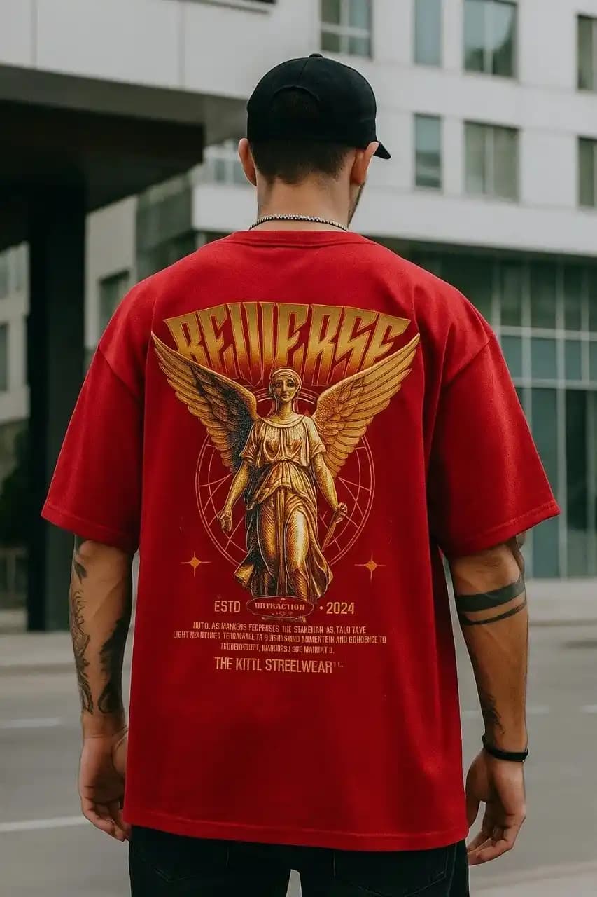 Best oversized printed t-shirt | Angel — Unisex