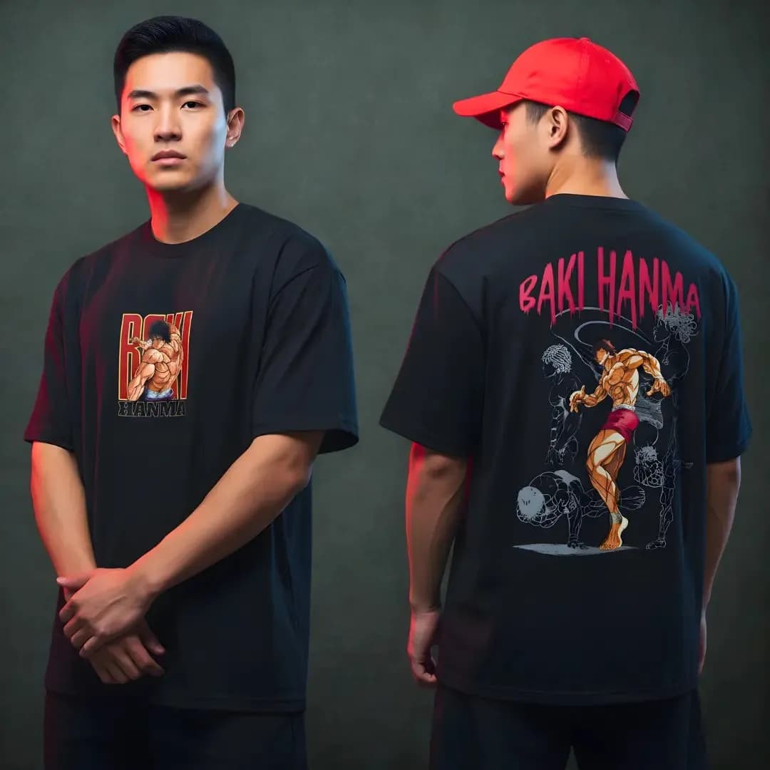Baki Hanma oversized T-shirt — Unisex