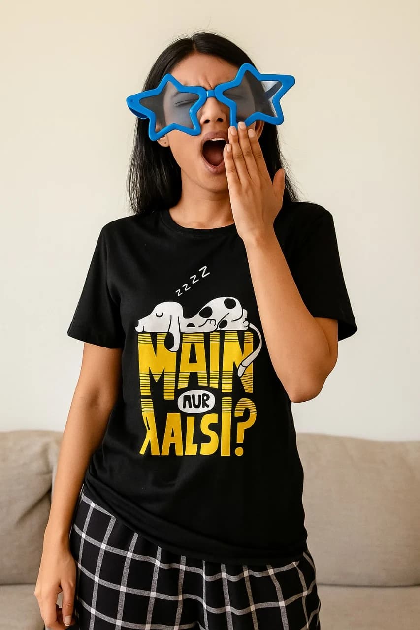 Printed T-Shirts | MAIN AUR AALSI? — Unisex