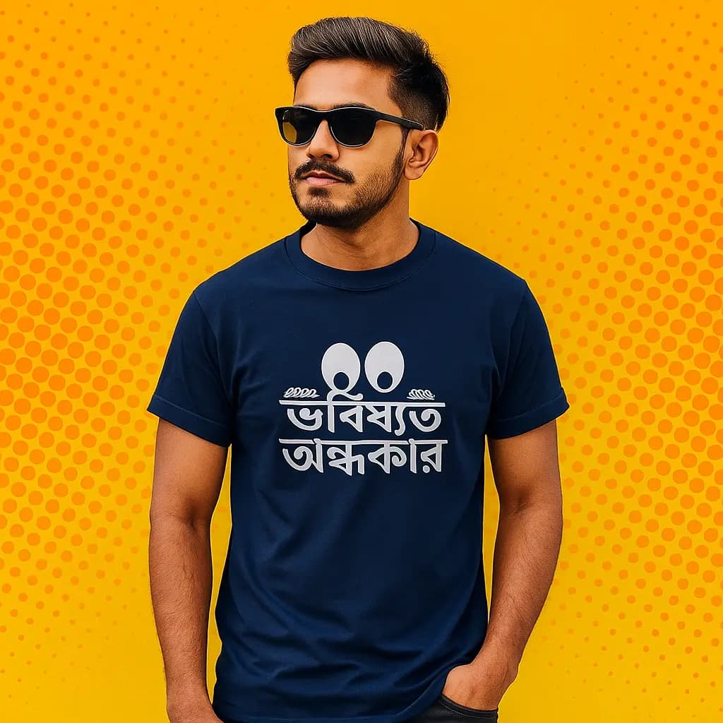 Top Bengali printed t-shirts | Bhabisyat Ondhokar — Unisex