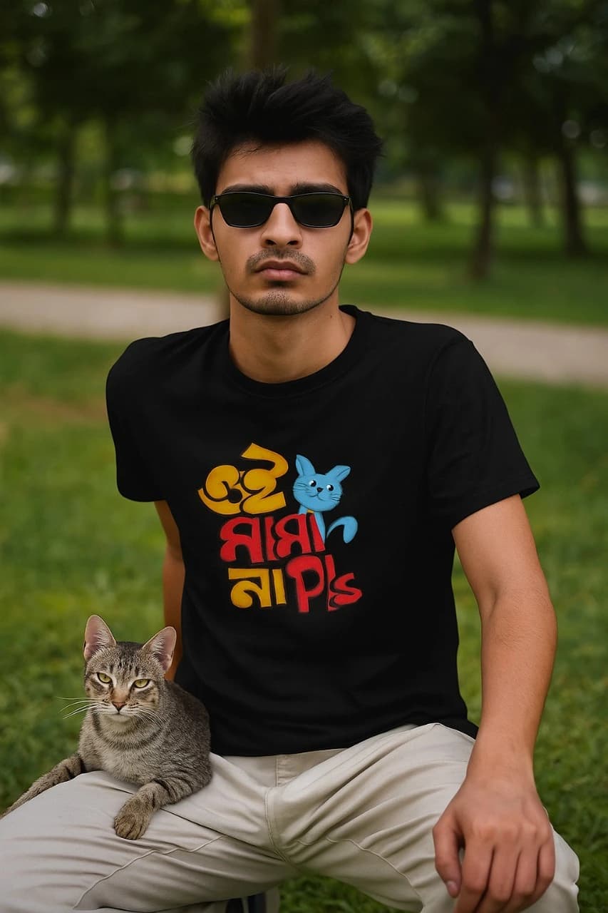 Bengali Printed T-Shirts | Oi Mama Na Pls — Unisex
