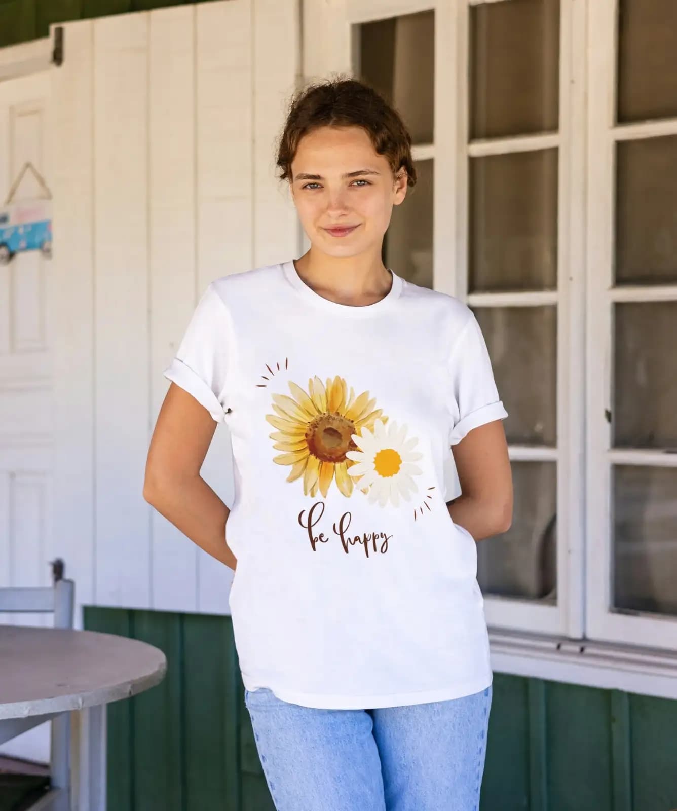 Printed T-Shirts | be happy — Unisex