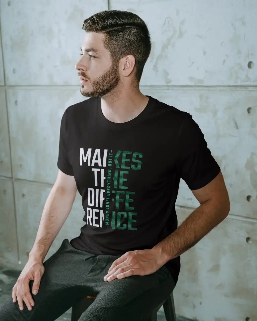Printed T-shirt | MAKES THE DIFFERENCE — Unisex